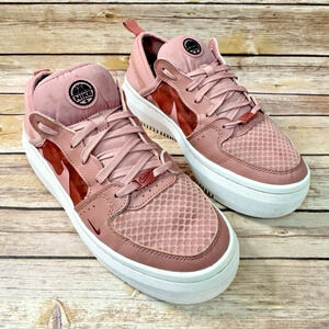 Nike Court Vision Alta Txt Platform Sneakers Womens Rust Pink Size 8